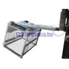 Targonca villára húzható gitterbox ürítő adapter