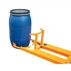 Hordófogó targonca adapter 1-2 db 120-220 literes műanyag hordóhoz