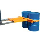 Hordófogó targonca adapter 1-2 db 200 literes acél hordóhoz