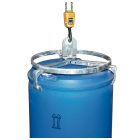 Daruzható hordófogó adapter 200-220 literes álló pozíciójú műanyag és acél hordókhoz