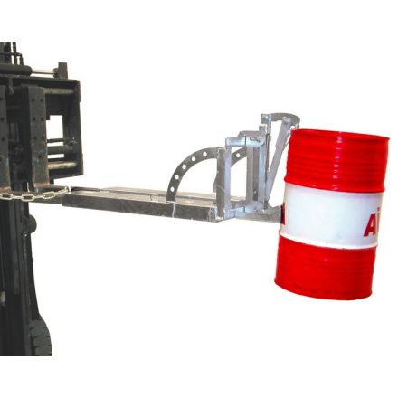 Hordófogó targonca adapter 1-2 db 60 literes acél hordóhoz