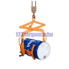 Daruzható hordófordító targonca adapter 60-220 literes hordókhoz