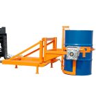 Hordóforgató targonca adapter állvánnyal, 110 - 220 literes acél és műanyag hordóhoz