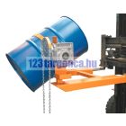 Hordóforgató targonca adapter 1 db 200 literes acél hordóhoz