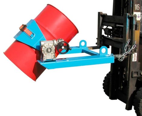 Multifunkciós hordó és tartályfogó targonca adapter 60-220 literes tartályokhoz