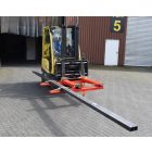 Hosszúáru szállító, villára rögzíthető adapter