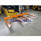 Targonca villára húzható hosszúáru szállító 1500 - 4500 kg teherbírással 4 villás adapter