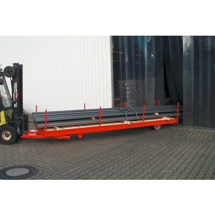 Targonca villára húzható hosszúáru szállító 5000 kg teherbírással 