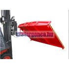 Targonca villára húzható kerítéstábla szállító adapter 2 tonna teherbírással