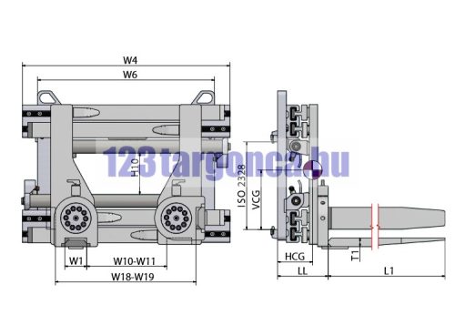 Villaszorító adapter 90° – 2. nézet