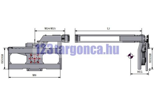 Ládafordító adapter 180° – 2. nézet