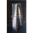 Mobil, hordozható teherautó rámpa, 300 cm hosszú, 5400 kg/pár teherbírással, peremmel