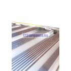 Mobil, hordozható teherautó rámpa, 400 cm hosszú, 2800 kg/pár teherbírással, peremmel