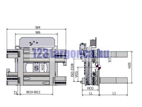 Raklapforgató adapter 360° – 2. nézet
