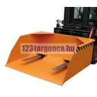Targoncavillára húzható rakodókanál 1-3 tonna teherbírással