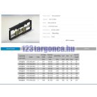 Targonca villapozicionáló oldalmozgatóval 3,5t FEM3 1100mm tehervédő ráccsal